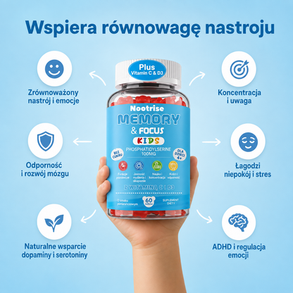 Nootrise Równowaga nastroju + Koncentracja dla dzieci